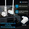sonero Stromkabel Kaltgerätekabel 3 Polig, 1,0m, Produktbild-Vorschau 2