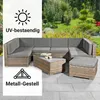 Mucola set da salotto in polyrattan mobili da giardino Anteprima dell’immagine prodotto 11
