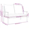 CLORIS Gartensofa-Set mit Kissen Massivholz Akazie 366382 Produktbild-Vorschau 10