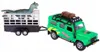 Kids Globe Land Rover Mit Anhänger Und Dino Metall/Kunstst. Produktbild-Vorschau 2