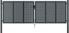 vidaXL Zahradní brána antracitová 300x75 cm ocelová Náhled obrázku produktu 3