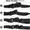 25mm Schwarz Nylon Gurtband mit Verstellbare Schnallen, 4 Produktbild-Vorschau 3