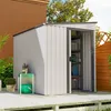 Metall Gerätehaus 2,81m² 154x206,5x181 cm Geräteschuppen Produktbild-Vorschau 2