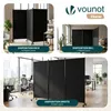 VOUNOT® Paraván, třídílný, na kolečkách, volně stojící, 262 Náhled obrázku produktu 7