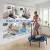 SPORTNOW Trampoline de fitness 114 cm avec cordes Voir les images du produit 7