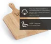 DOLCE MARE Pizzastein schwarz Inkl. Holz-Pizzaschieber - Produktbild-Vorschau 5