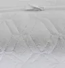 Poťah na matrac prešívaný bavlnený 80x200x26 cm biely Náhľad obrázku produktu 4