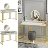 Schminktisch Vicco Tiara Weiß/Gold 110 cm, Model 40757 Produktbild-Vorschau 2