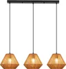 ZMH Lampe à suspendre Boho Lampe à suspendre en rotin Voir les images du produit 8