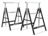Set di 2 cavalletti telescopici 300kg pieghevoli ideali Anteprima dell’immagine prodotto 1