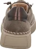 Rear view of a brown women's sneaker with a platform sole. Náhľad obrázku produktu