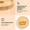 Bocal empilable avec couvercle en bambou 1 700 ml empilable Voir les images du produit 4