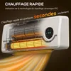 HOMCOM Chauffage mural en céramique 1000/2000W, radiateur Voir les images du produit 3