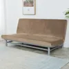 Elastischer Velours-Bezug für Schlafsofa / Couch 190–210 cm Produktbild-Vorschau 3