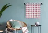 MuchoWow® Wandteppich Wandbehang Erdbeere - Schablonen - Produktbild-Vorschau 4