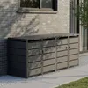 PPbin | Obudowa na Kosze Śmieci 4x240L Duża Antracyt Podgląd zdjęcia produktu 3