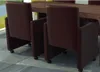 Esszimmer Stühle (2er Set) auf Rädern braun Produktbild-Vorschau 1