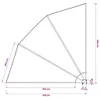 vidaXL Faltbarer Balkonfächer Grau 210×210 cm Produktbild-Vorschau 8