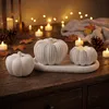 Set decorazioni autunno 4 pezzi con vassoio, zucche e Anteprima dell’immagine prodotto 3
