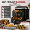 Friggitrice ad aria Alpina a 2 vani  - Airfryer 11 L - 2 Anteprima dell’immagine prodotto 6