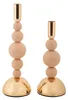 Ensemble de bougeoirs Bolly, forme sphérique, dorés et Voir les images du produit 1