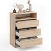 KOMTO Kommode mit 3 Schubladen Komodenschrank für Produktbild-Vorschau 1