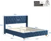 okwish Polsterbett Doppelbett 160×200cm mit Lattenrost und Produktbild-Vorschau 7