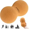 Enero Fit dvojitá masážna gulička z korku 7,5 x 15 cm - Náhľad obrázku produktu 1