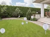 Globo Lighting Solárne svetlo plastové strieborné kovové, Náhľad obrázku produktu 6