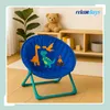 Relaxdays Moonchair Kinder, Dino, faltbar, HxBxT: 47 x 50 x Produktbild-Vorschau 4