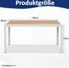 MeXo Gartenmöbel-Sets Essgruppe mit dicke Kissen & Großer Produktbild-Vorschau 7