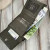 Damenleder Portemonnaie klein dunkelgrün Kroko mit Produktbild-Vorschau 7