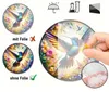GKA XL Sonnenfänger Kolibri mit Lotus 20 cm Buntglas Produktbild-Vorschau 5