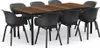 Gartentisch Keter Porto 200 Walnuss schwarz Stahl Produktbild-Vorschau 5