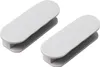 INF 2er Set Klebe Schubladengriffe ohne Bohren - Graues ABS Produktbild-Vorschau 1