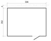 Casetta da Giardino in Legno 6,18 m² TIMBELA M326F1 Anteprima dell’immagine prodotto 5
