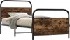 vidaXL Rám postele bez matrace 90x200 cm kouřový dub Náhled obrázku produktu 2