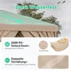 Close-up of a gazebo roof with water droplets, showing its waterproof features and construction details. Podgląd zdjęcia produktu