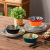 Jídelní servis pro 4 osoby, 12dílný porcelánový kombinovaný Náhled obrázku produktu 9