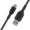 Belkin CAB001BT3MBK, 3 m, USB A, USB C, Schwarz Produktbild-Vorschau 3