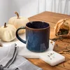 HOMLA Kubek CASPER prążkowany 350 ml granatowy Podgląd zdjęcia produktu 5