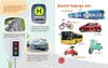 A collage of images related to transportation and traffic. Produktbild-Vorschau