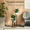 Bamworld Blumenständer, Holz-Pflanzenständer, Produktbild-Vorschau 4