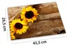 Abwaschbare Tischsets 6er Set Sommer Sonnen-Blumen Produktbild-Vorschau 2