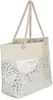 styleBREAKER Große Strandtasche mit Metallic Leo Print | Produktbild-Vorschau 2