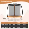 Trampolino da esterno COSTWAY Ø244cm, trampolino da Anteprima dell’immagine prodotto 2