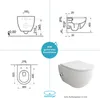 Alpenberger Bidet WC | Dusch WC Set | Hänge WC ohne Produktbild-Vorschau 7