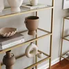 Skye Decor, K101, Bücherregale, Gold, Glas, 80 x 165 x 30 Produktbild-Vorschau 3