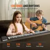 VEVOR roll-up keyboard piano s 88 klávesami, 128 rytmů, 128 Náhled obrázku produktu 3