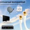 PremiumX 25m SAT TV Antennenkabel F-Anschlusskabel mit Produktbild-Vorschau 6